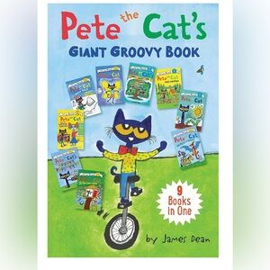 BUNDLE & SAVE 🐾 Pete the Cat's Giant Groovy Hardcover Book 9 Books in 1